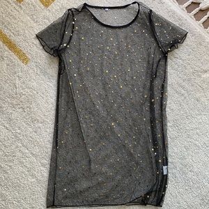 Mesh bathing suit cover up (S) LAST CHANCE